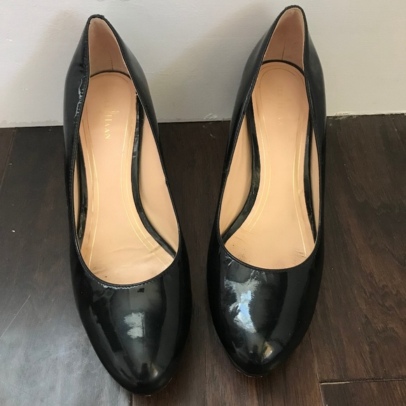Cole Haan Shoes - Nike + Cole Haan Black Leather Pumps